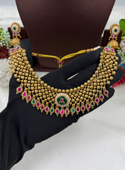 Aishani Heritage Necklace Set