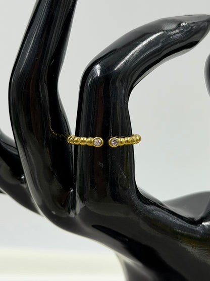 Flora Anti-Tarnish Stainless Steel Ring (Adjustable)