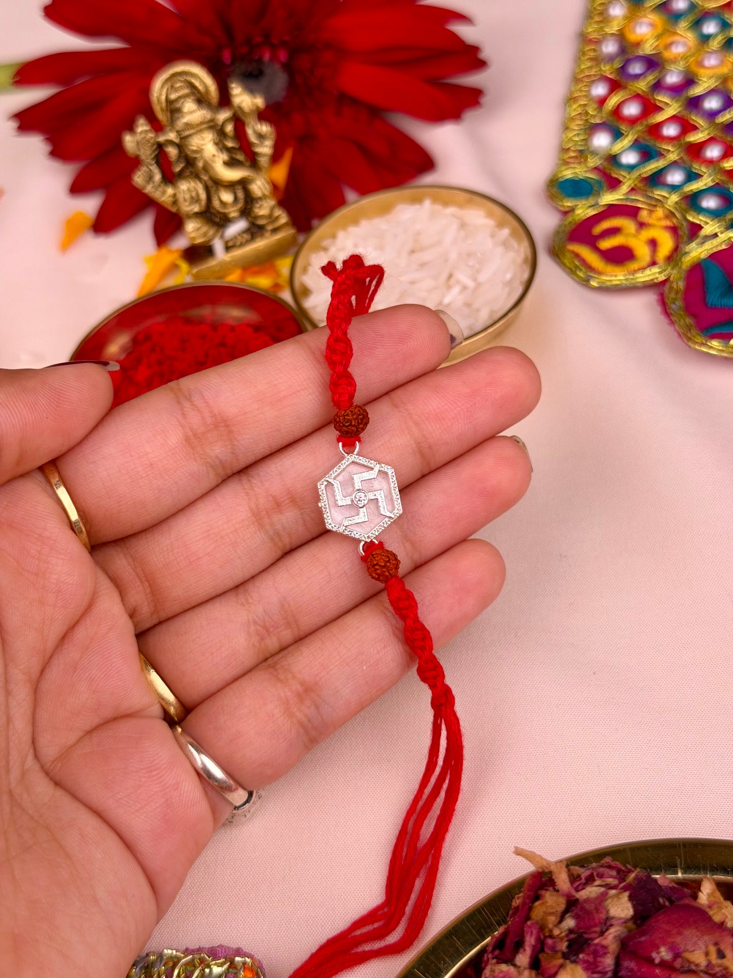 Auspicious Swastik Rakhi