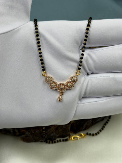Sara Rose Gold Mangalsutra