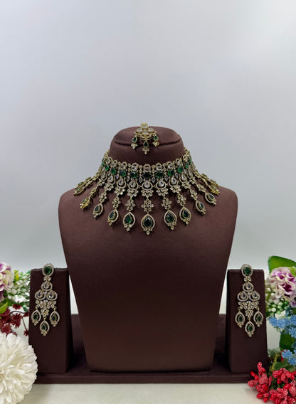 Daksha Premium Victorian Choker NecklaceSet