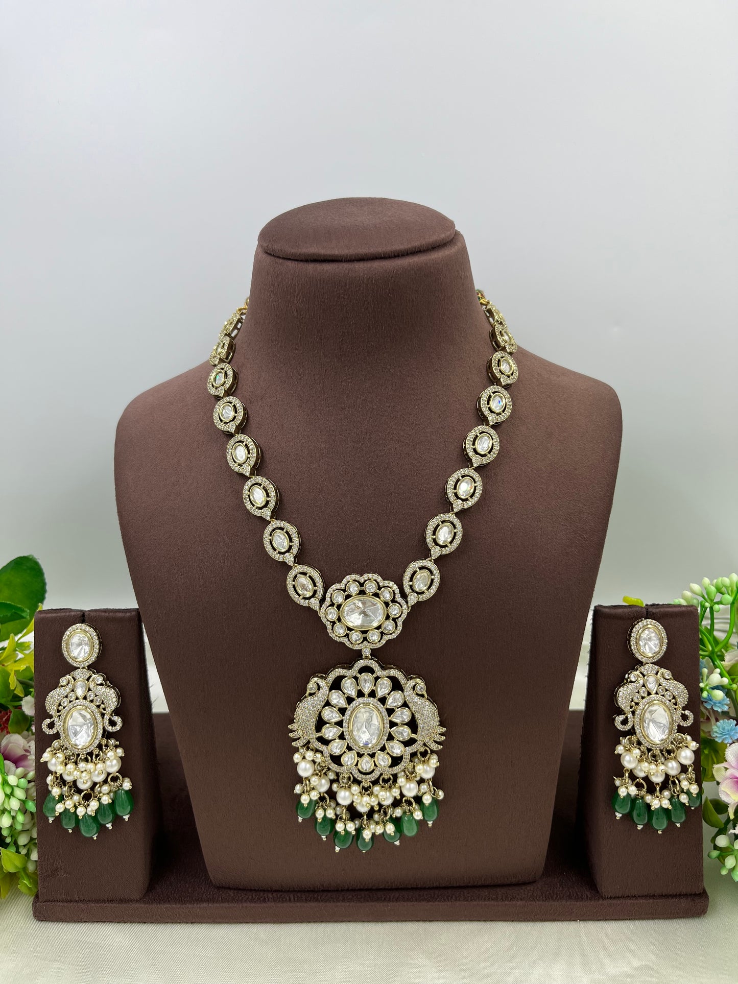 Kruti Premium Moissanite Necklace