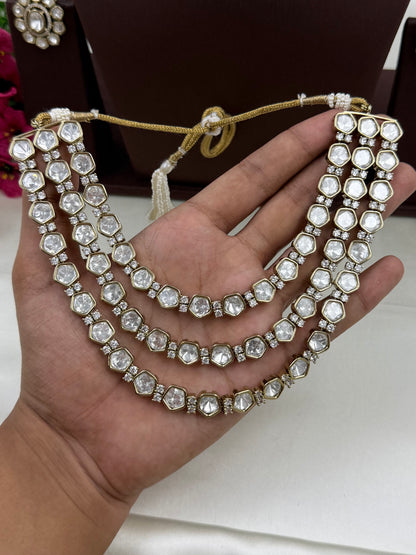 Zoya Victorian Three Layer Necklace Set