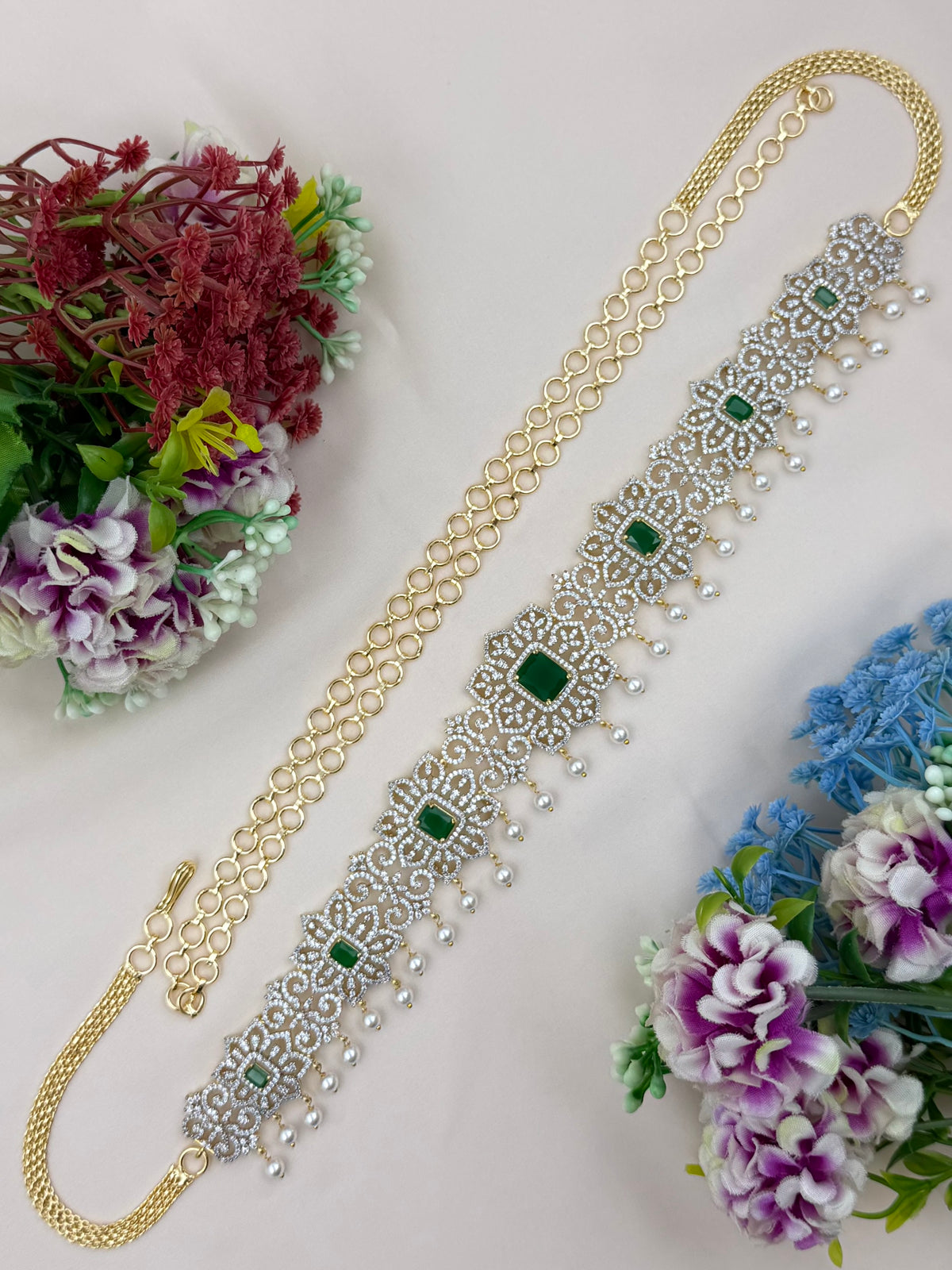 Hina American Diamond Kamarpatta