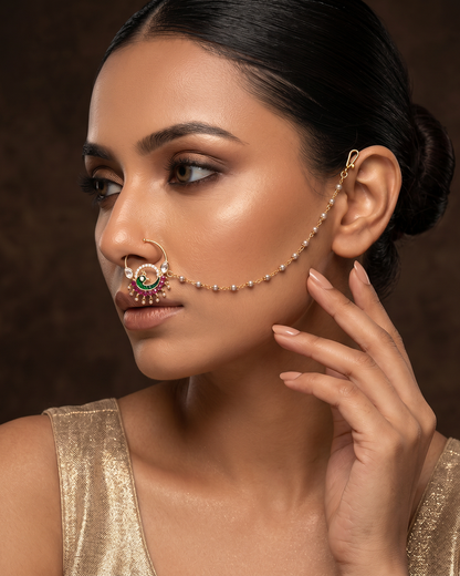 Poonam Moissanite Nose Ring