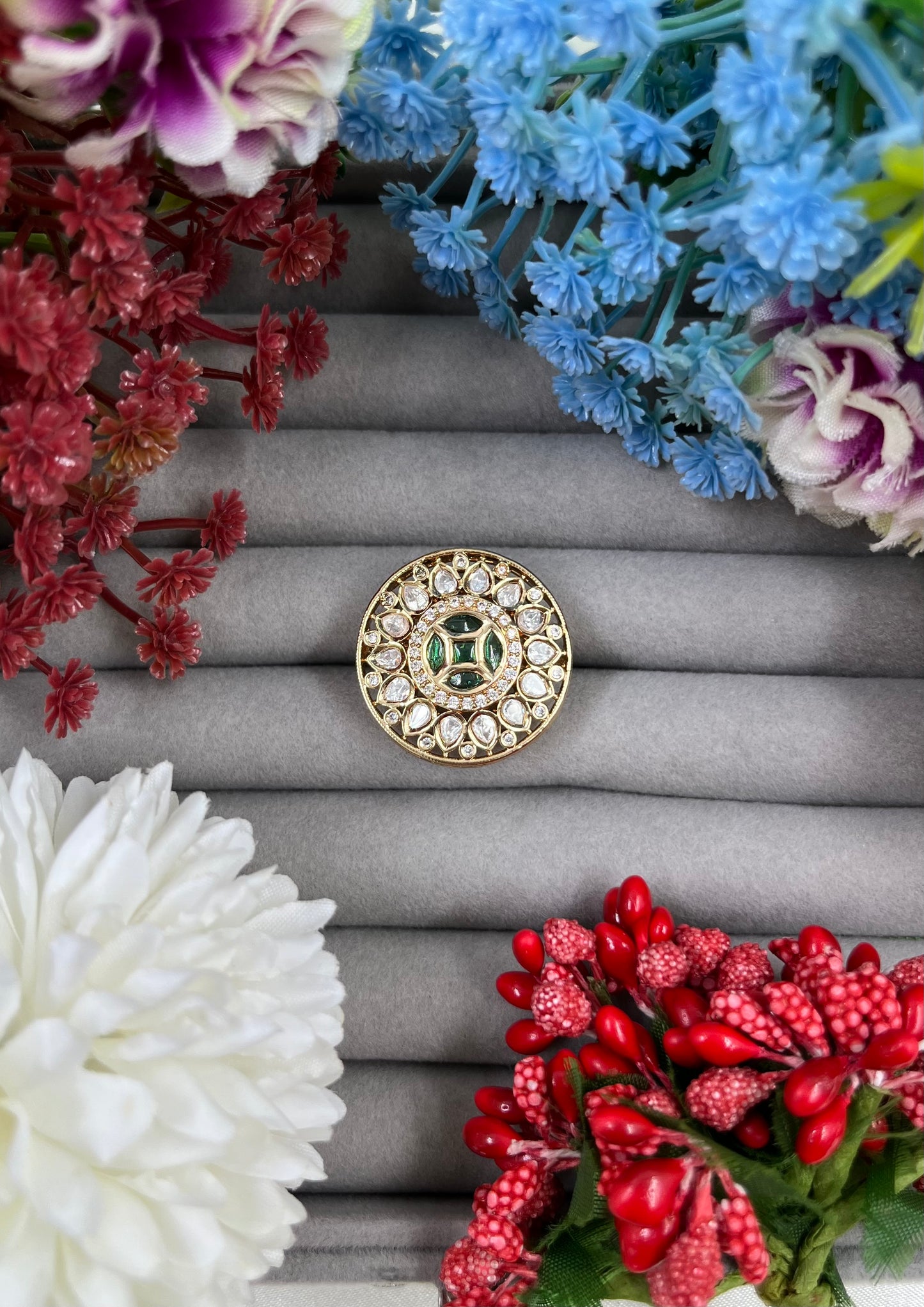 Mukti Moissanite Premium Ring