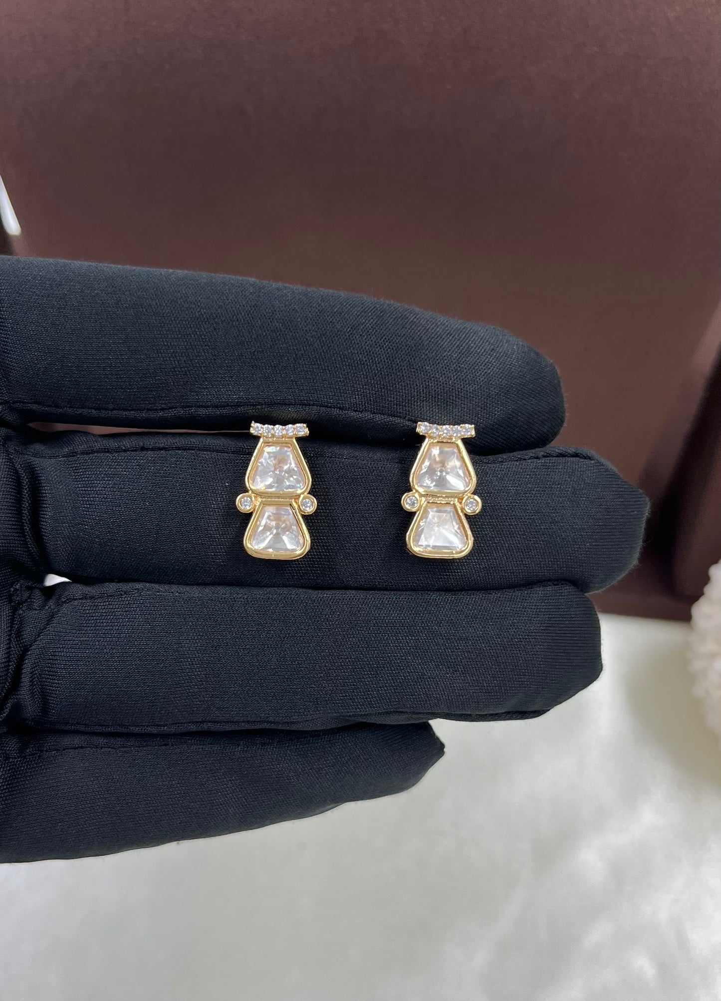 Prusha Premium Moissanite Kundan Necklace