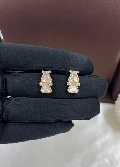 Prusha Premium Moissanite Kundan Necklace
