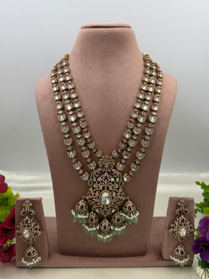 Jasmin Premium Victorian Long Necklace Set