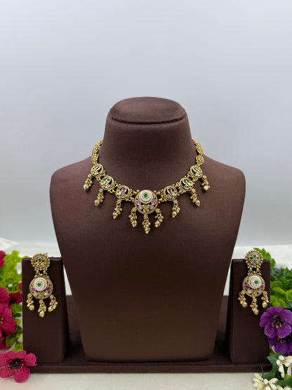Nalini Heritage Delicate Necklace Set