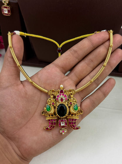 Swara Traditional Hasli Necklace Set