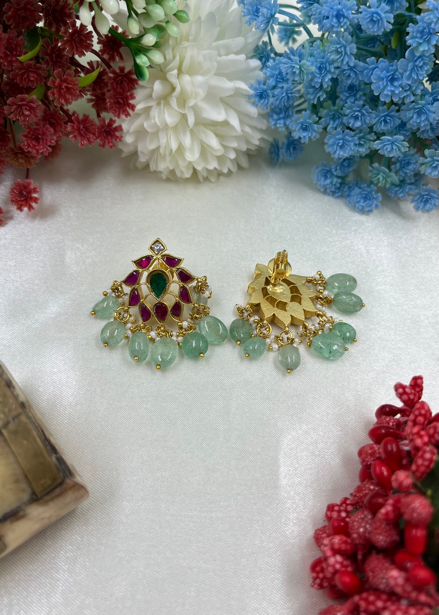 Ritu Jadau Pachi Kundan Earring