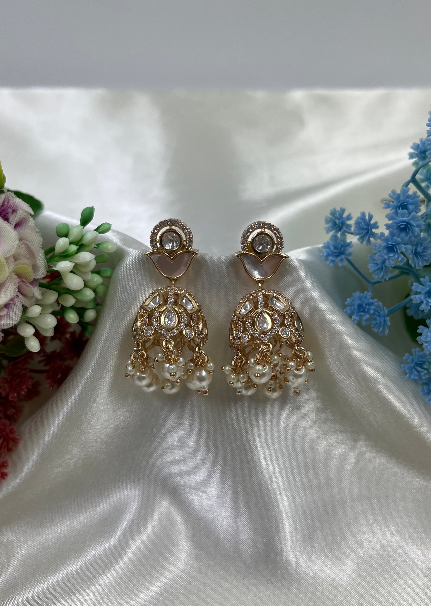Priyal Moissanite Jumka