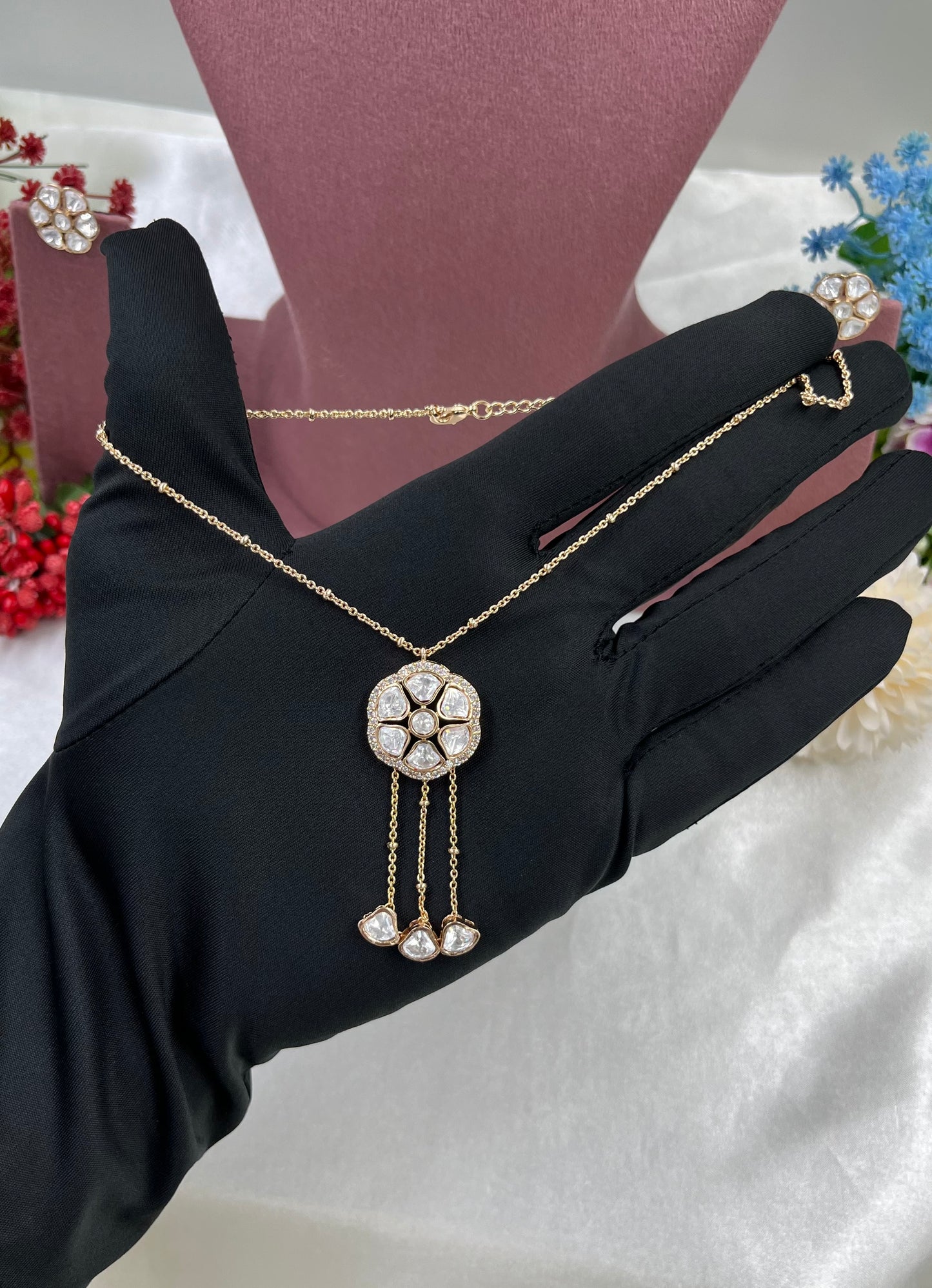 Vilina Moissanite Chain Pendant