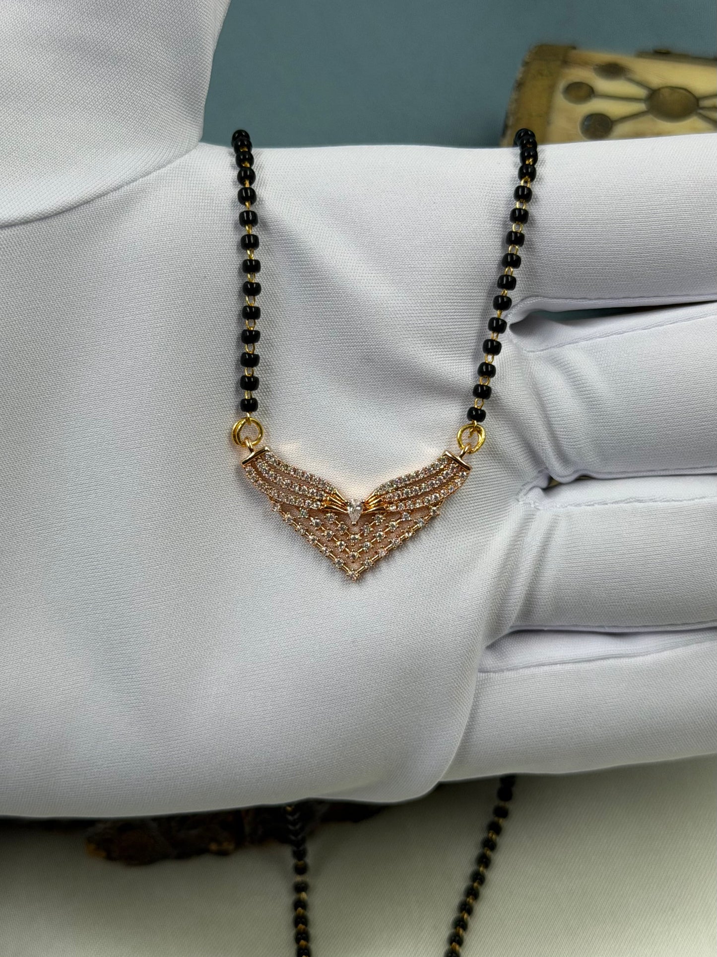 Zoya Rose Gold Mangalsutra