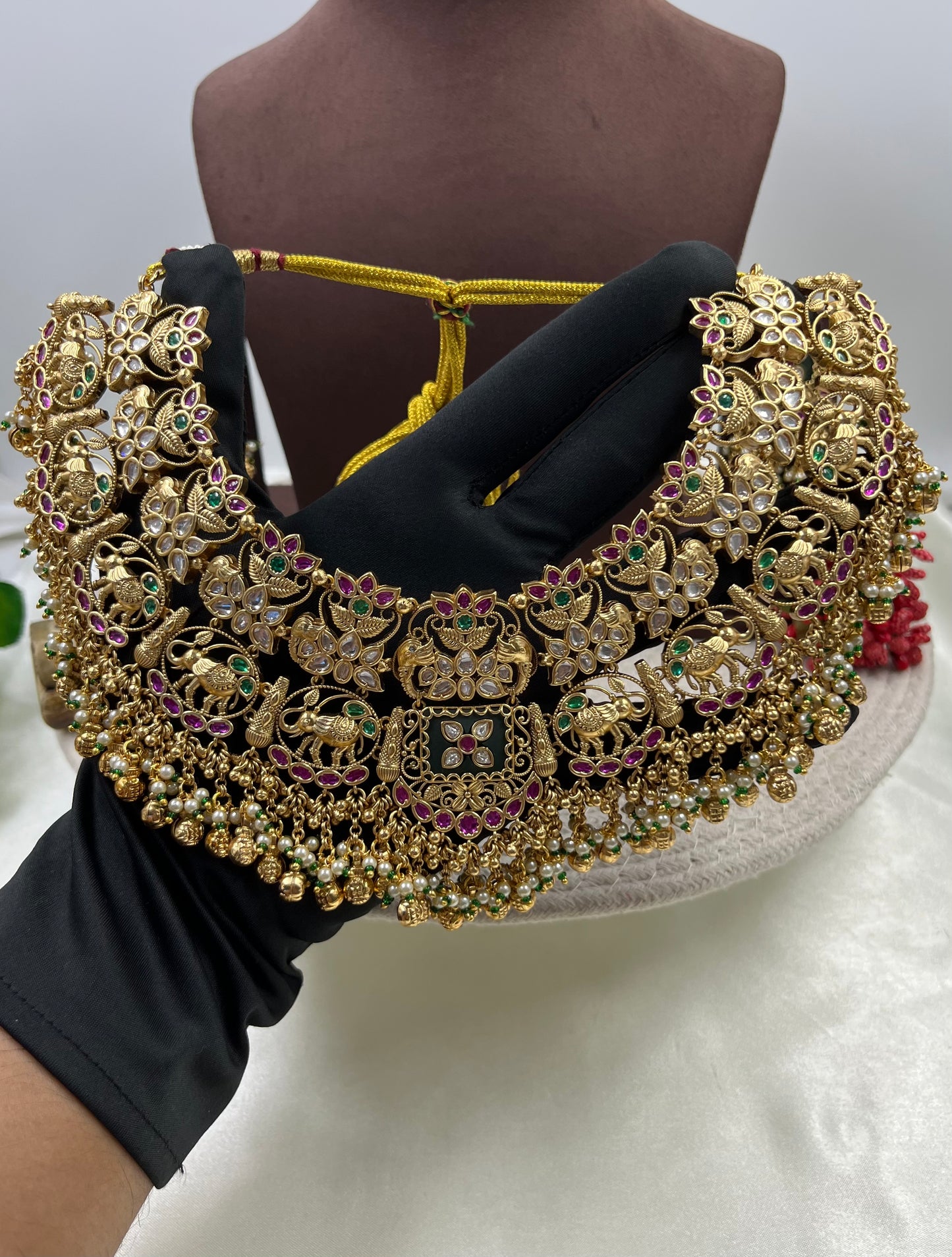 Mirabai Heritage Semi Bridal Set