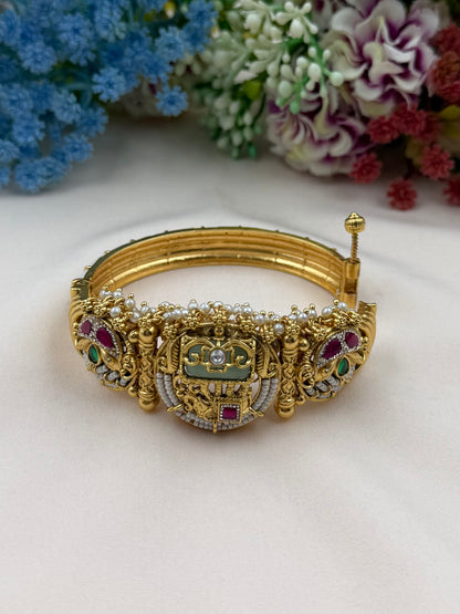 Shreya South Temple Bangles (Openable)