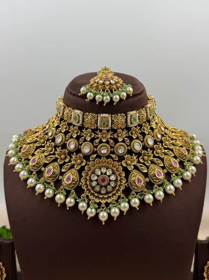 Arshita Heritage Chorski Choker Necklace Set