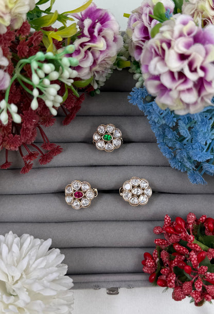 Bharati Moissanite Ring (Adjustable)
