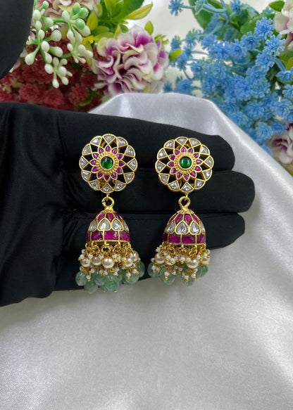 Ganga Jadau Pachi Kundan Jumka