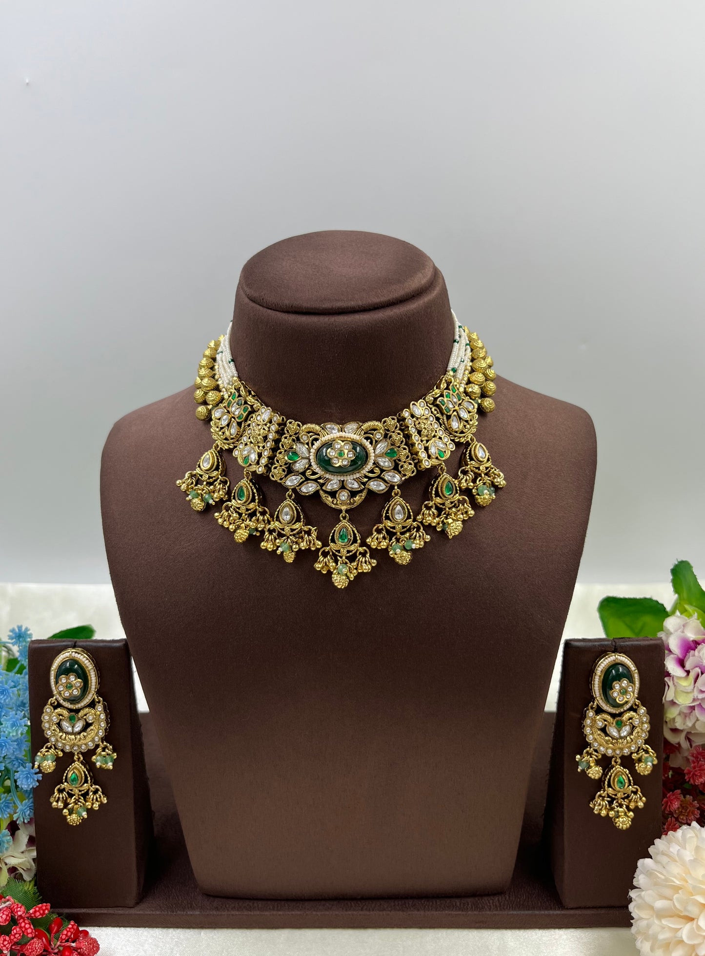 Aalia Heritage Antique Gold Necklace