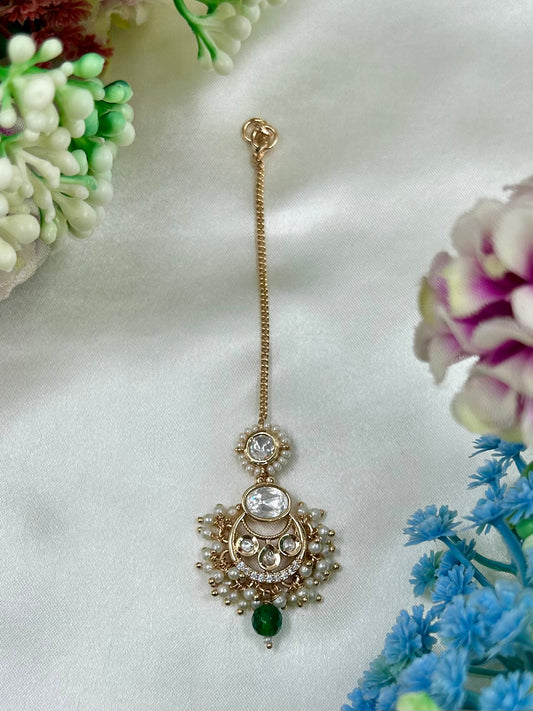 Drishti Moissanite Mang Tika
