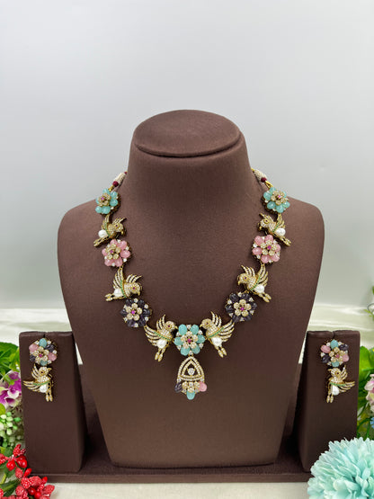 Parrots Victorian Necklace