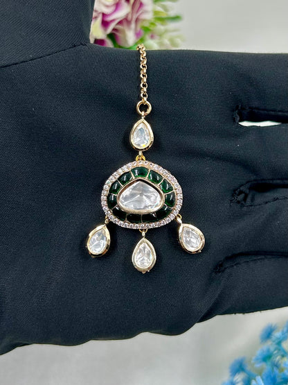 Manisha Moissanite Mang Tika