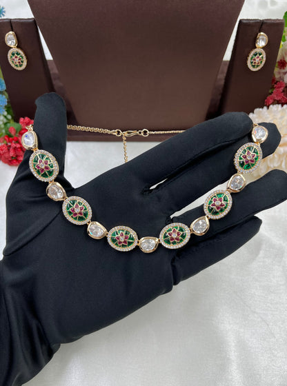 Noor Bahar Moissanite Delicate Necklace