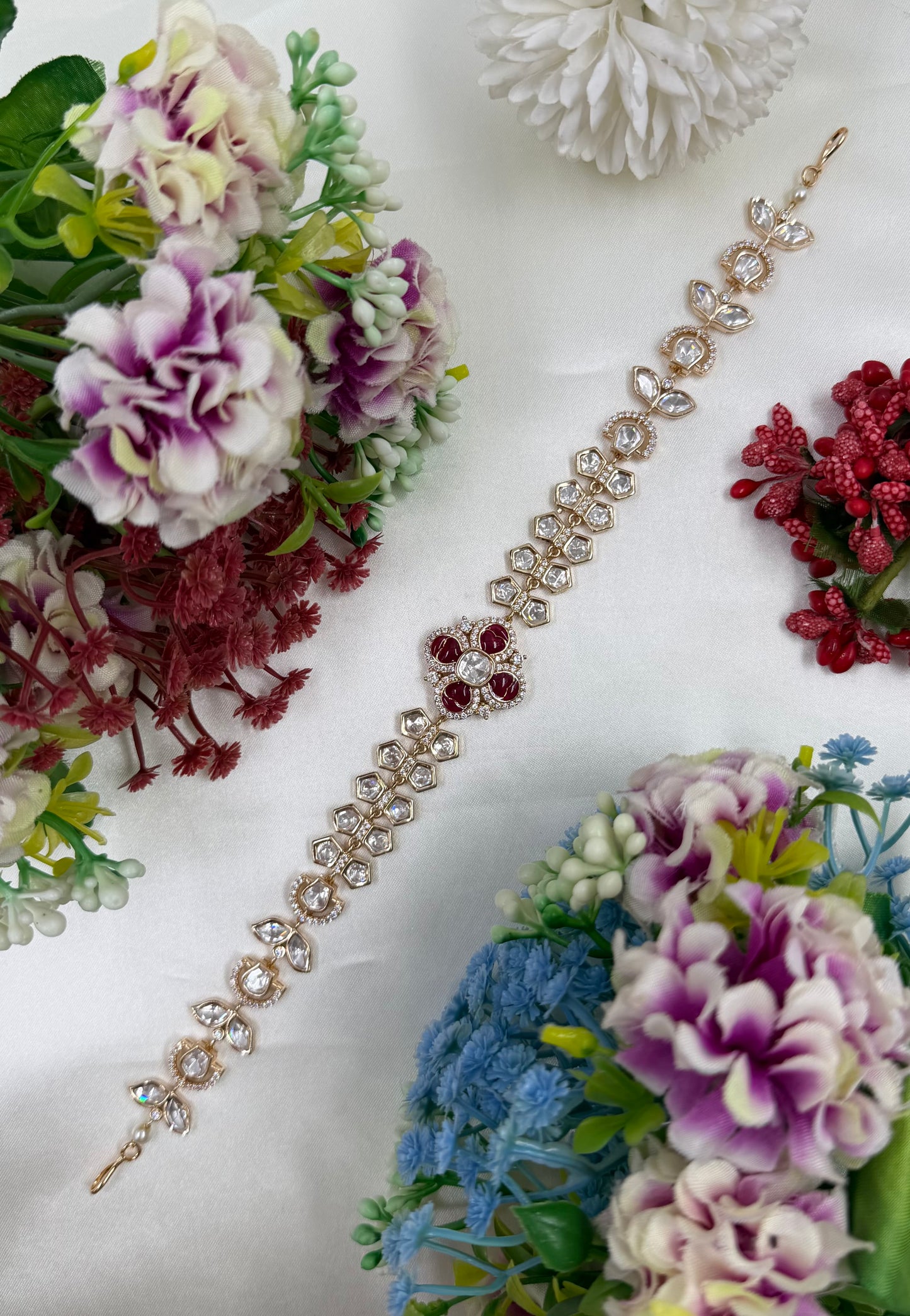 Aarna Moissanite Sheesh Patti