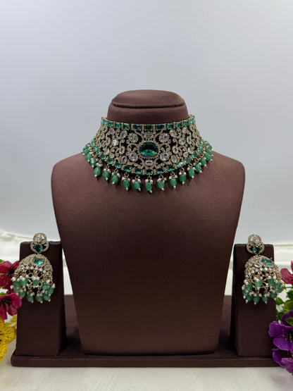 Kritika Premium Victorian Choker Necklace Set