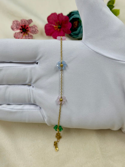 Anjali Anti-Tarnish Stainless Steel Bracelet (Adjustable)