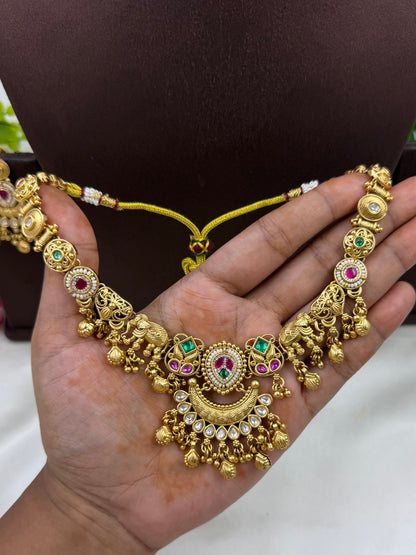 Pranavi Heritage Chorski Necklace Set