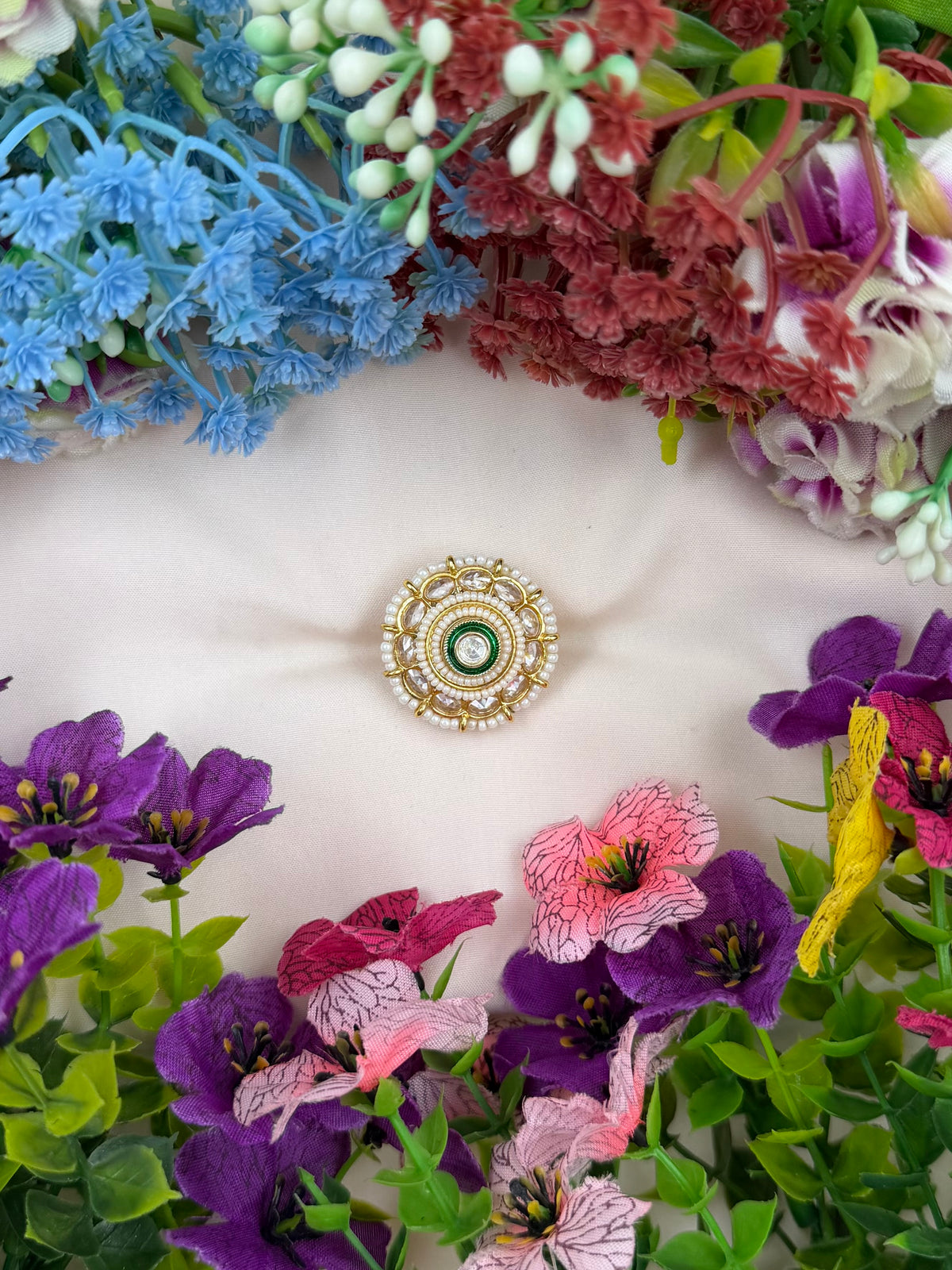 Rimjhim Traditional Ring (Adjustable)