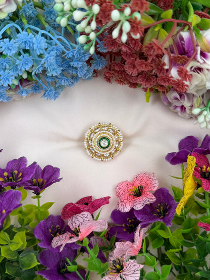 Rimjhim Traditional Ring (Adjustable)