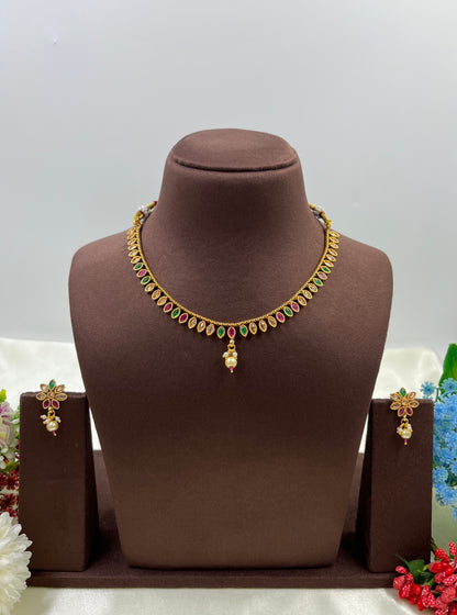 Nisha Delicate Traditional Necklace