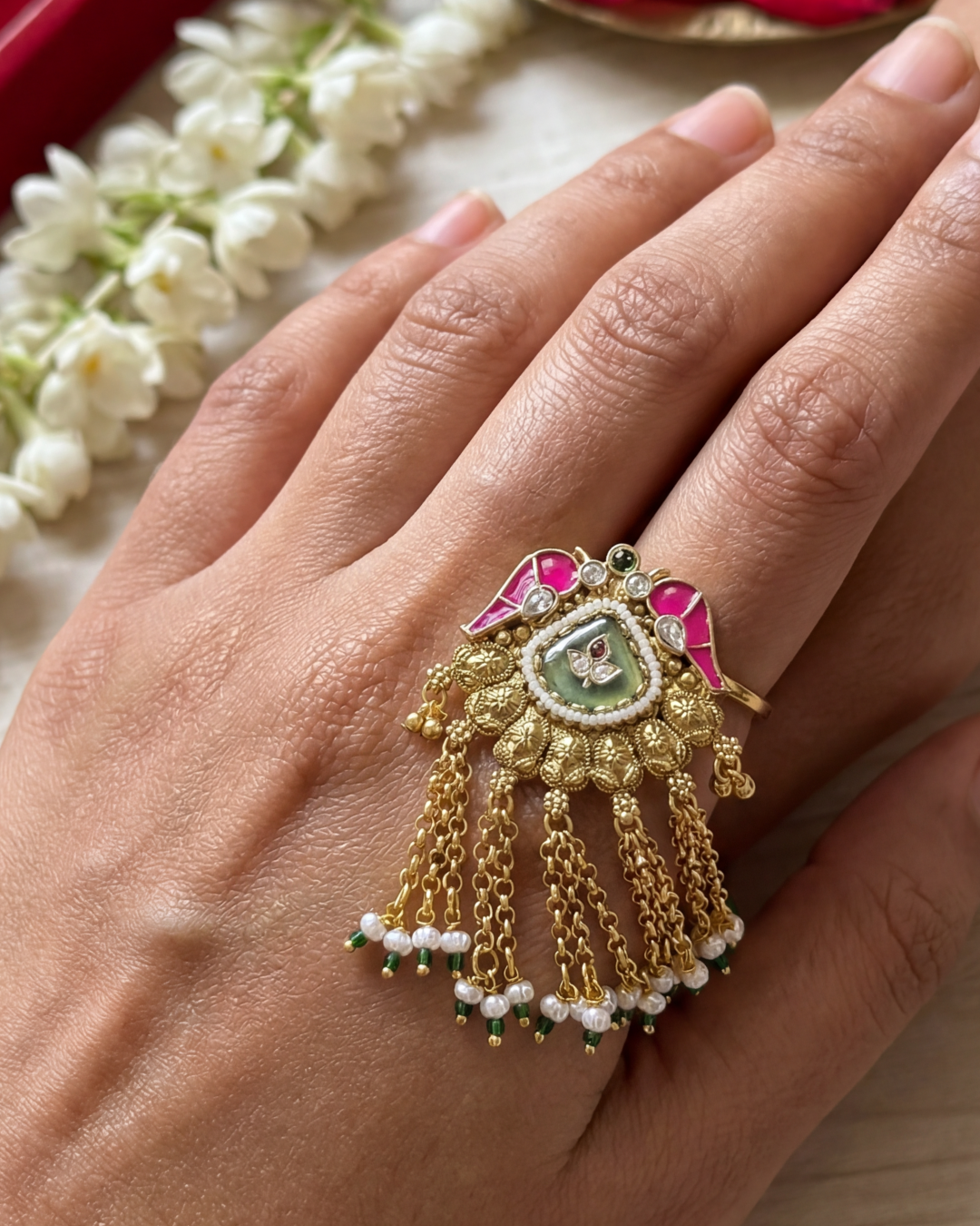 Gurleen Heritage Ring (Adjustable)
