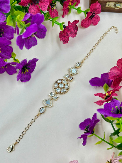 Riddhi Moissanite Bracelet (Adjustable)