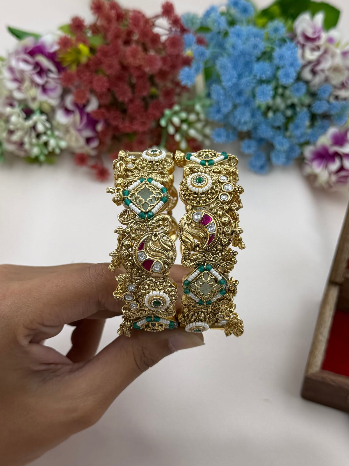 Kritika Heritage Chorski Bangles (Openable)