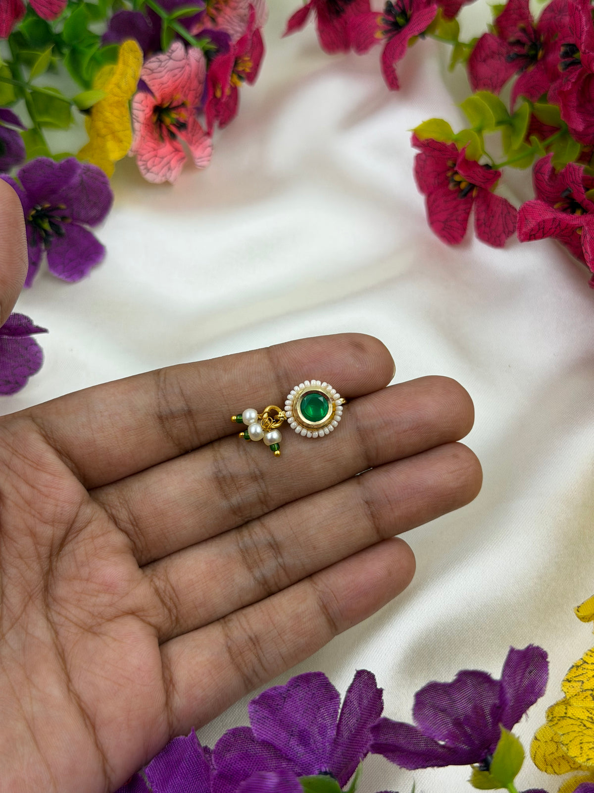 Tulsi Traditional Indian Nose Ring