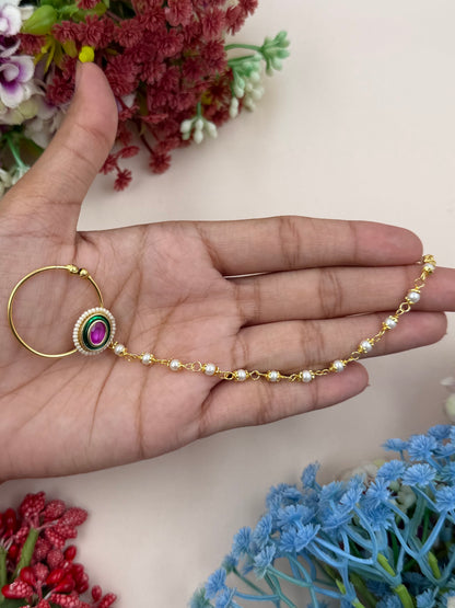 Nanda Traditional Indian Nose Ring
