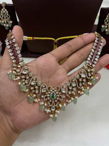 Janhavi Premium Victorian Necklace