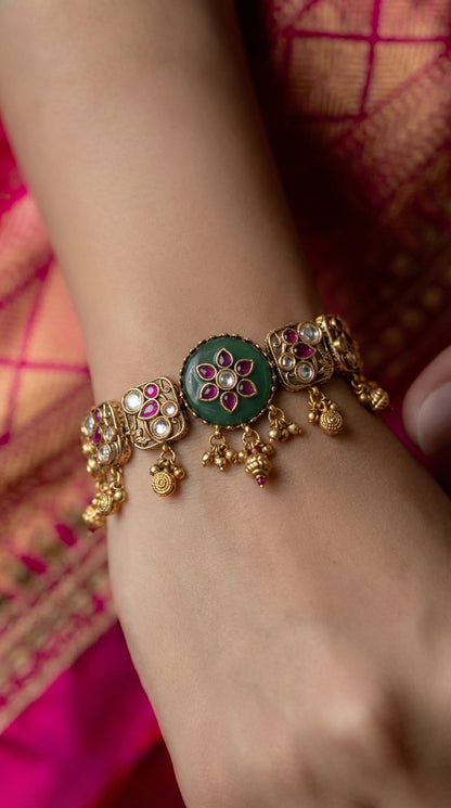 Gopika Brass Heritage Bracelet