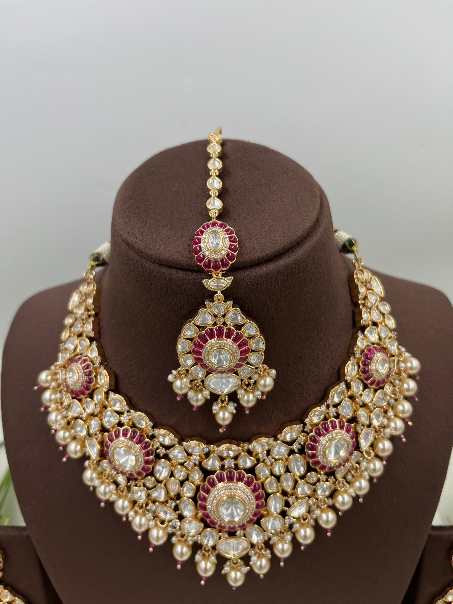 Premium Moissanite Kundan Necklace