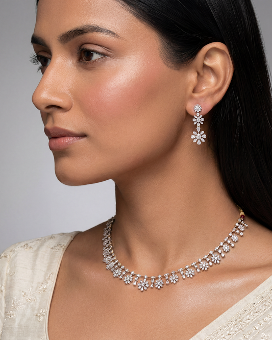 Yogita American Diamond Necklace