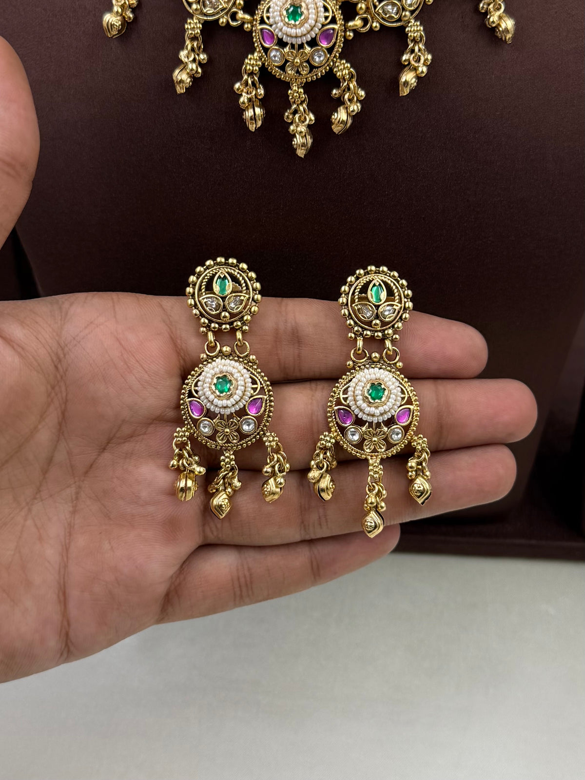Nalini Heritage Delicate Necklace Set