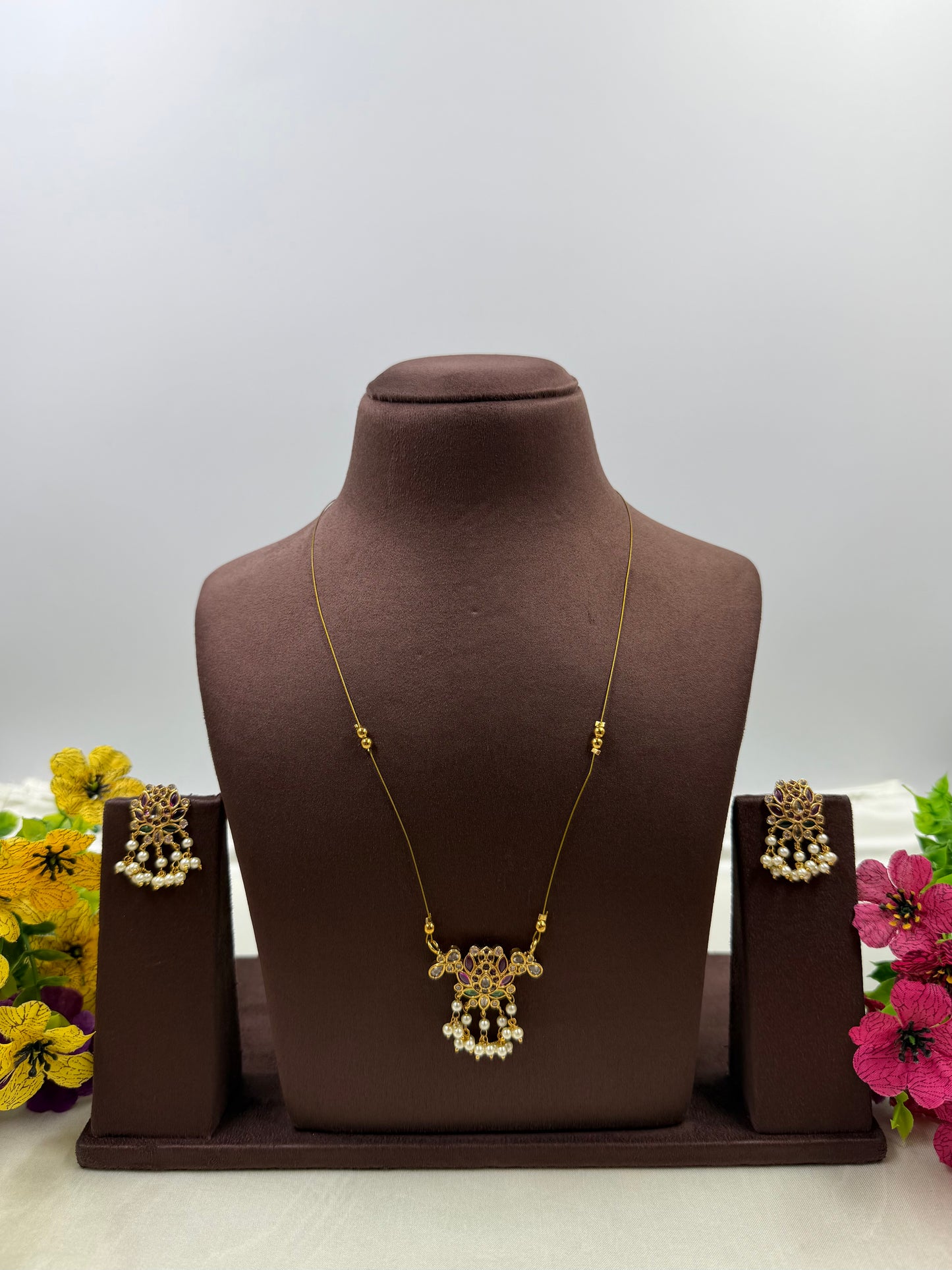 Alisha Invisible Traditional Necklace