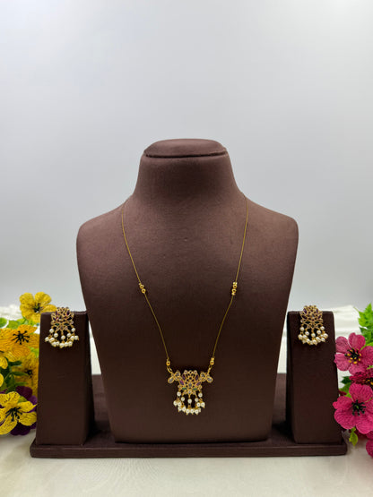 Alisha Invisible Traditional Necklace