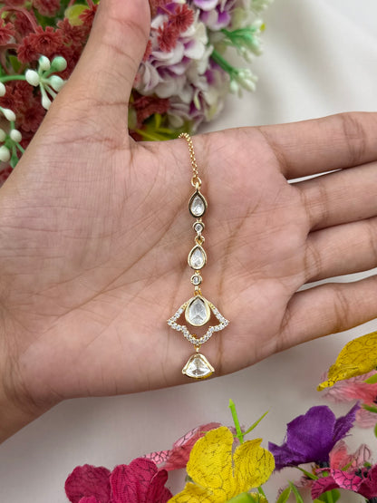 Sanchita Moissanite Mang Tika
