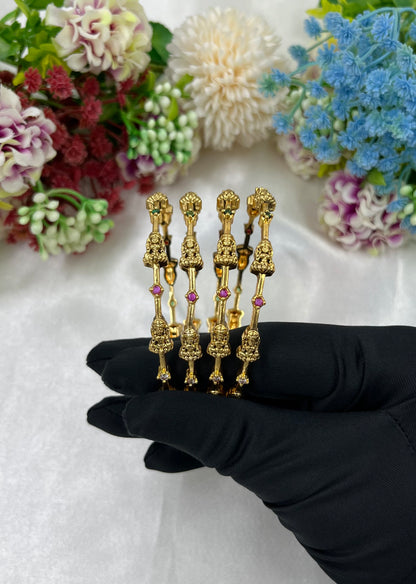 Yashasvi Temple Premium Bangles